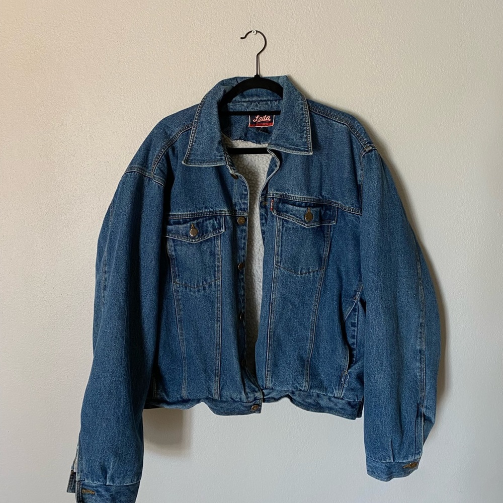 Lada sherpa lined jean jacket